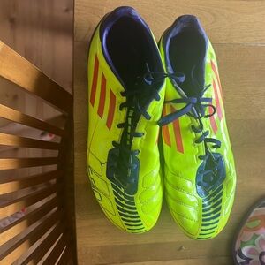neon adidas cleats